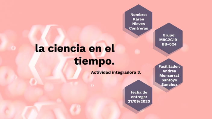 La ciencia en el tiempo by Karen Contreras on Prezi