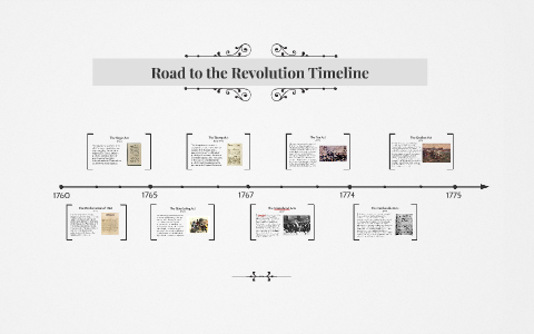 Road to Revolution Timeline by Nicole Serpico on Prezi