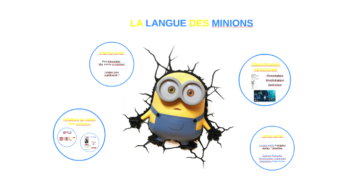 LA LANGUE DES MINIONS by Gabrielle Bième on Prezi