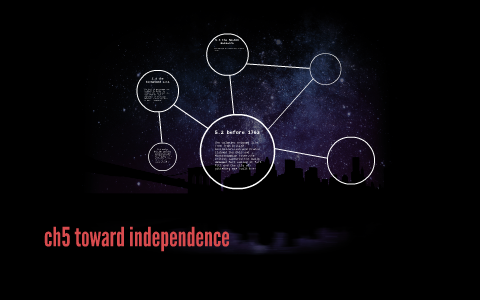 Ch 5 Toward Independence By Dashon Alford On Prezi