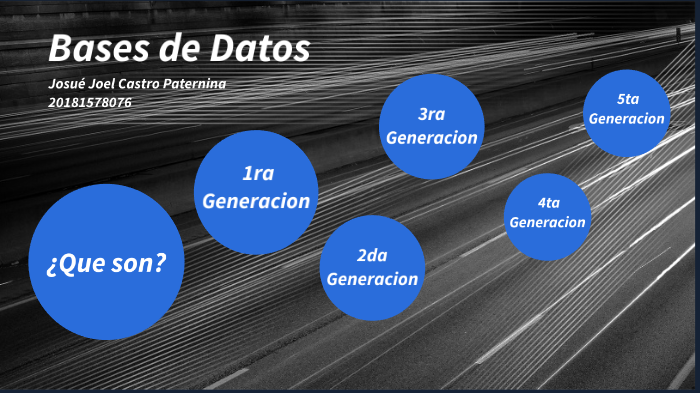 Bases de Datos by Josue Castro on Prezi