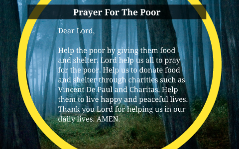 Prayer To The Poor by Ryan McGee on Prezi Next