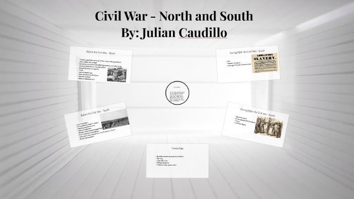 Civil War Comparison of North and South by Julian Caudillo on Prezi