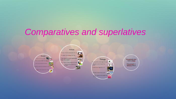 Comparatives and superlatives by Valeria Melo on Prezi