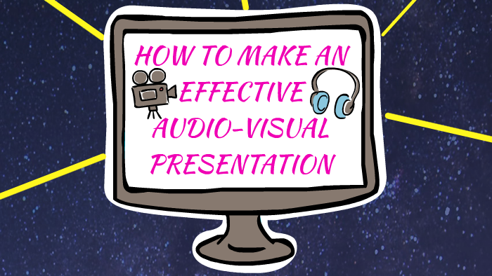 audio visual presentation images