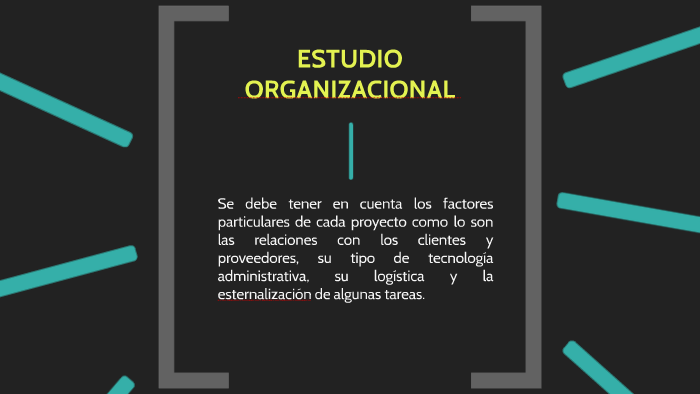 ESTUDIO ORGANIZACIONAL by Maité Forero