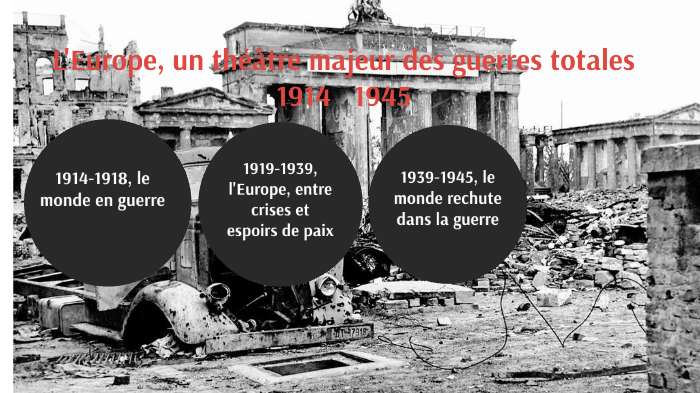 L'europe Un Théatre Majeur Des Guerres Totales Page De Garde L'Europe, un théâtre majeur des guerres totales 1914-1945 by Monsieur