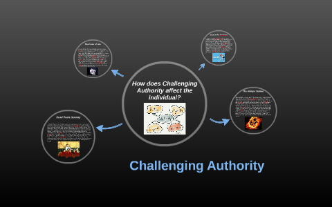 How does Challenging Authority affect the individual? by Vincent Nguyen ...