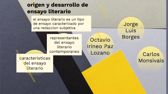 origen y desarrollo del ensayo literario by javier pacheco tijerin on Prezi