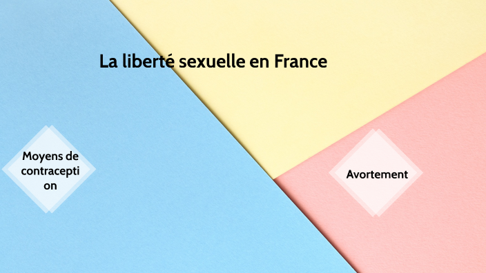 Liberté Sexuelle En France By Pauline Lacôte On Prezi