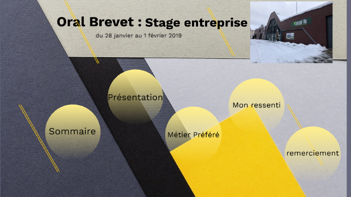 oral brevet presentation stage