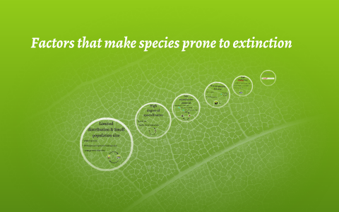 Factors that make species prone to extinction by michelle lópez on ...
