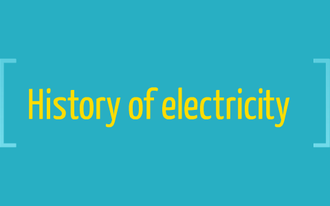 History of electricity by Julian Marlyn