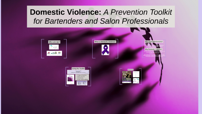 Domestic Violence: A Prevention Toolkit For Bartenders And S By Jessica ...