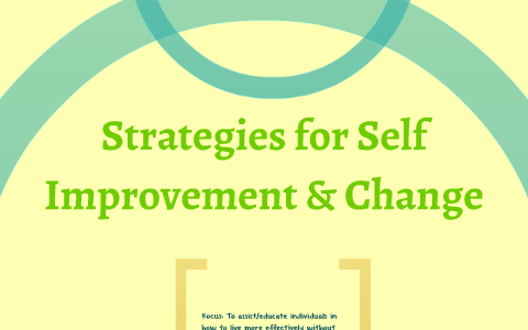 Strategies for Self Improvement & Change by Alexis McIvor on Prezi