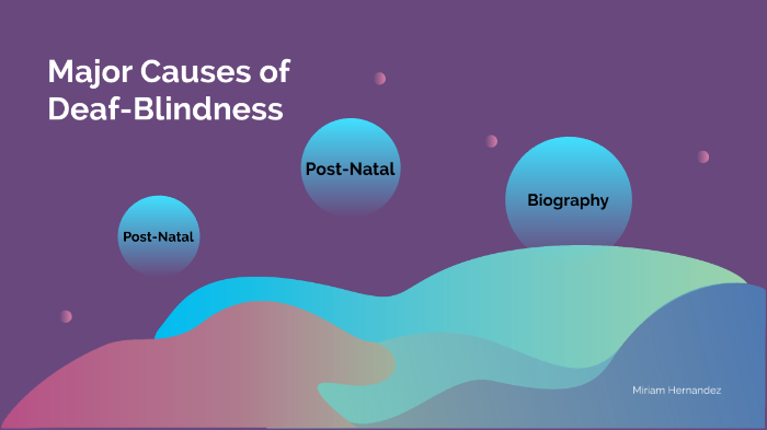 Major Causes Of Deaf-Blindness By Miriam Aguirrem On Prezi