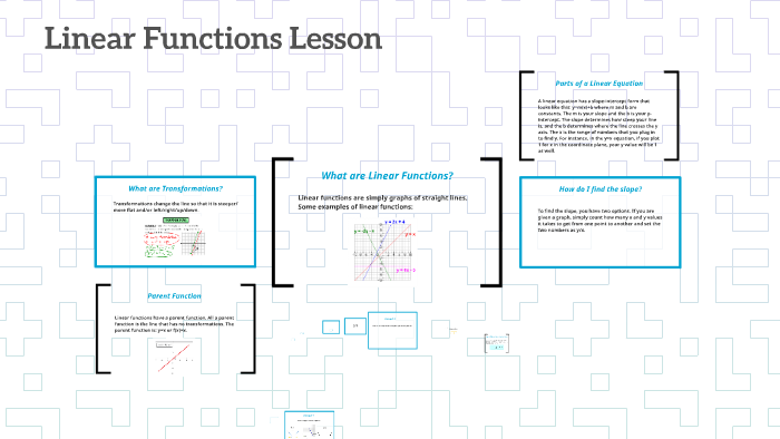 Linear Functions Lesson by Kevin Chen on Prezi