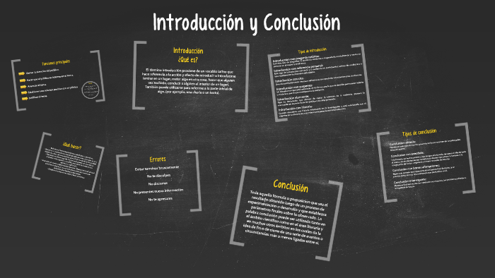 Introducción y Conclusión by Maria Fernanda on Prezi Next