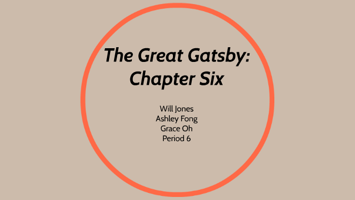 The Great Gatsby Chapter 6 By Ashley Fong