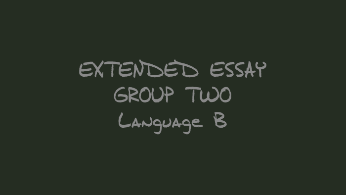 examples of english b extended essay