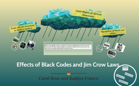Effects of Black Codes and Jim Crow Laws by Coral Rose on Prezi