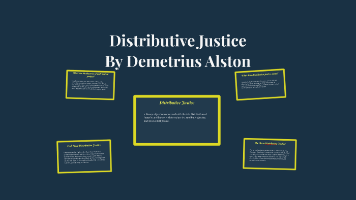 Distributive Justice by Brandi Wilkinson