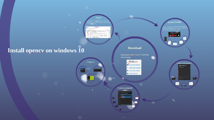 Install opencv on windows 10 by Oscar M Silva G on Prezi