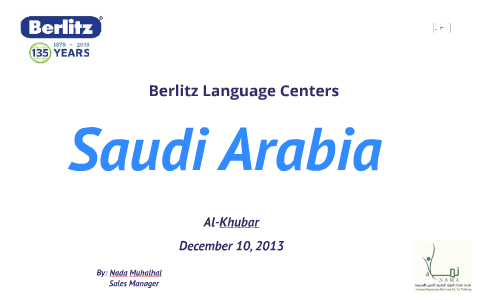 Berlitz Language Centers In Saudi Arabia (Riyadh-Makkah-Jedd By Om Al ...