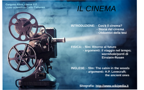 Il Cinema By Alice Gargano On Prezi