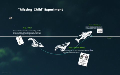 missing child experiment