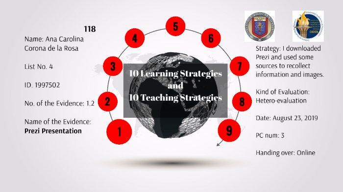 10 learning strategies and 10 teaching strategies by carolina corona on ...