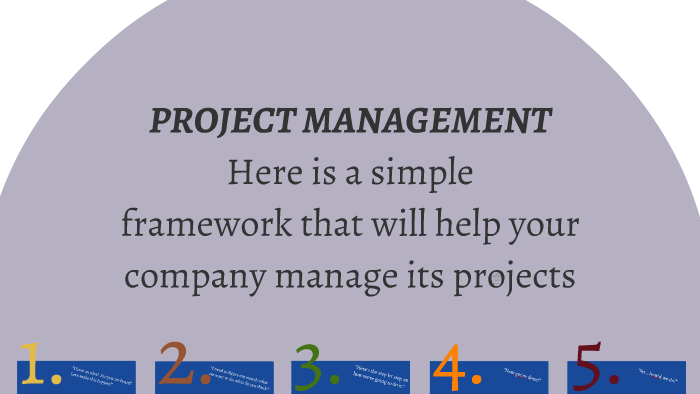 Project & Portfolio Management Framework by Jean-Paul Lalonde on Prezi