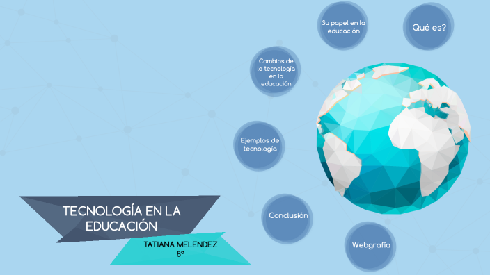 LA TECNOLOGÍA EN LA EDUCACIÓN| Prezi Video by Tatiana Melendez on Prezi