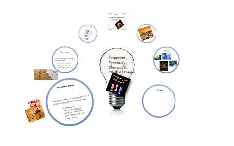 Temporary & Permanent Changes By Alisha Abhavani On Prezi