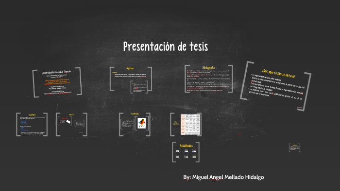 Presentación de tesis by Angel Mellado on Prezi