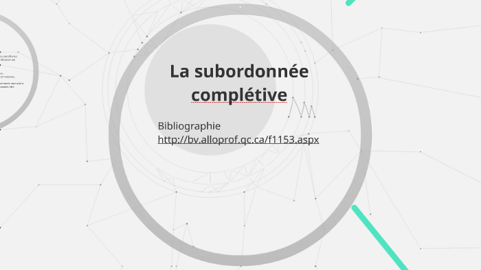 La Subordonnee Completive By Mike Dunn
