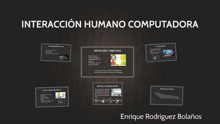 Historia De La Interaccion Humano Computadora prezi.com