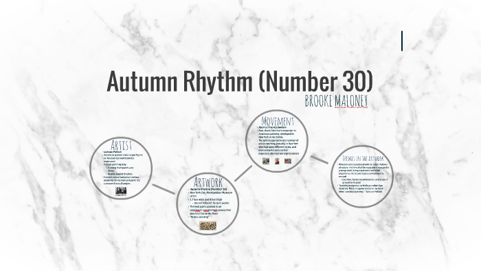 Autumn Rhythm Number 30 By Brooke Maloney