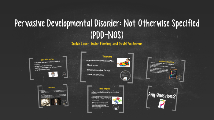 definition pervasive developmental disorder