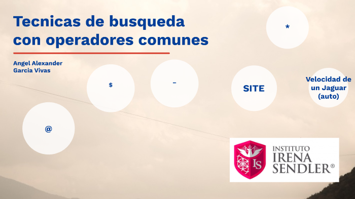 Resultado de imagen para TECNICAS DE BUSQUEDA CON OPERADORES COMUNES