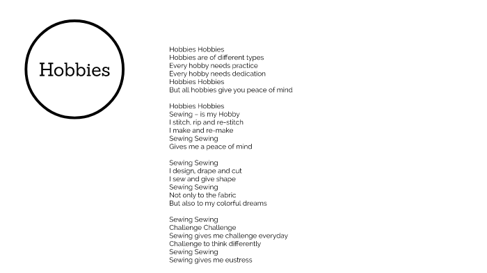 Hobbies By On Prezi Next
