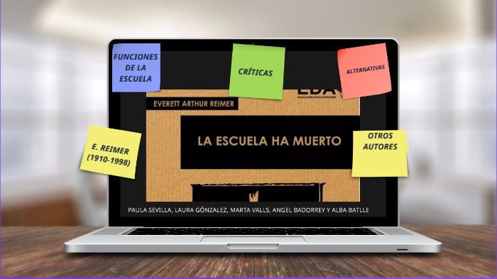 REIMER: La Escuela ha Muerto by Alba Batlle Encinas on Prezi