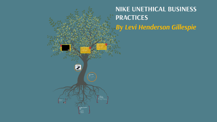 nike unethical business practices case study