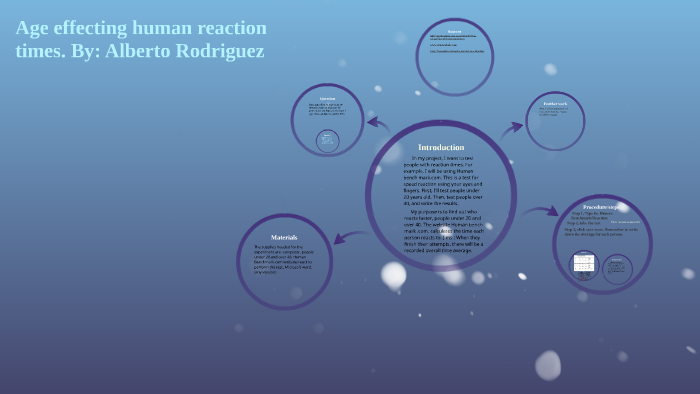 Age effecting human reaction times by Alberto Rodriguez on Prezi