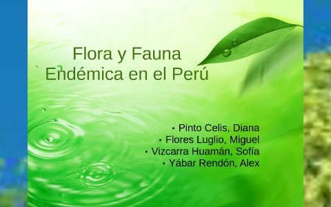 Flora y Fauna Endémica en el Perú by Miguel Flores on Prezi