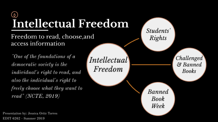 intellectual freedom essay example