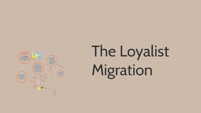 The Loyalist Migration By Emily Brown On Prezi