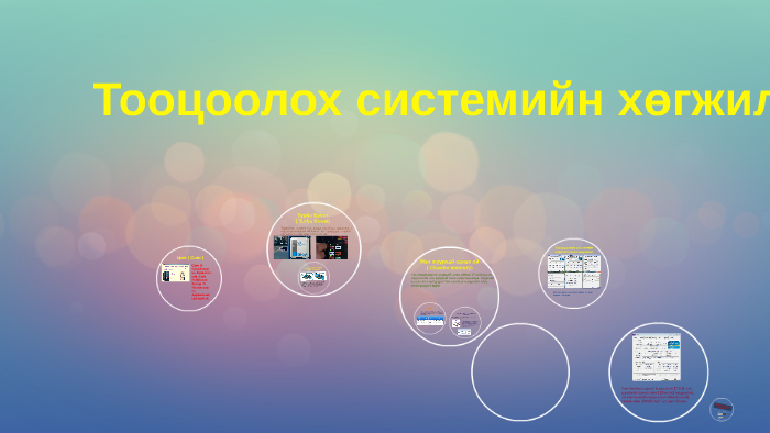 Тооцоолох системийн хөгжил by Сүүеэ Б. on Prezi