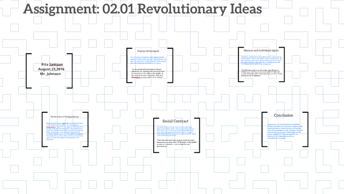 assignment 02.01 revolutionary ideas