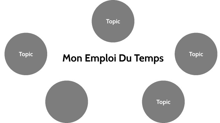 Mon Emploi Du Temps by Tyler Abney on Prezi